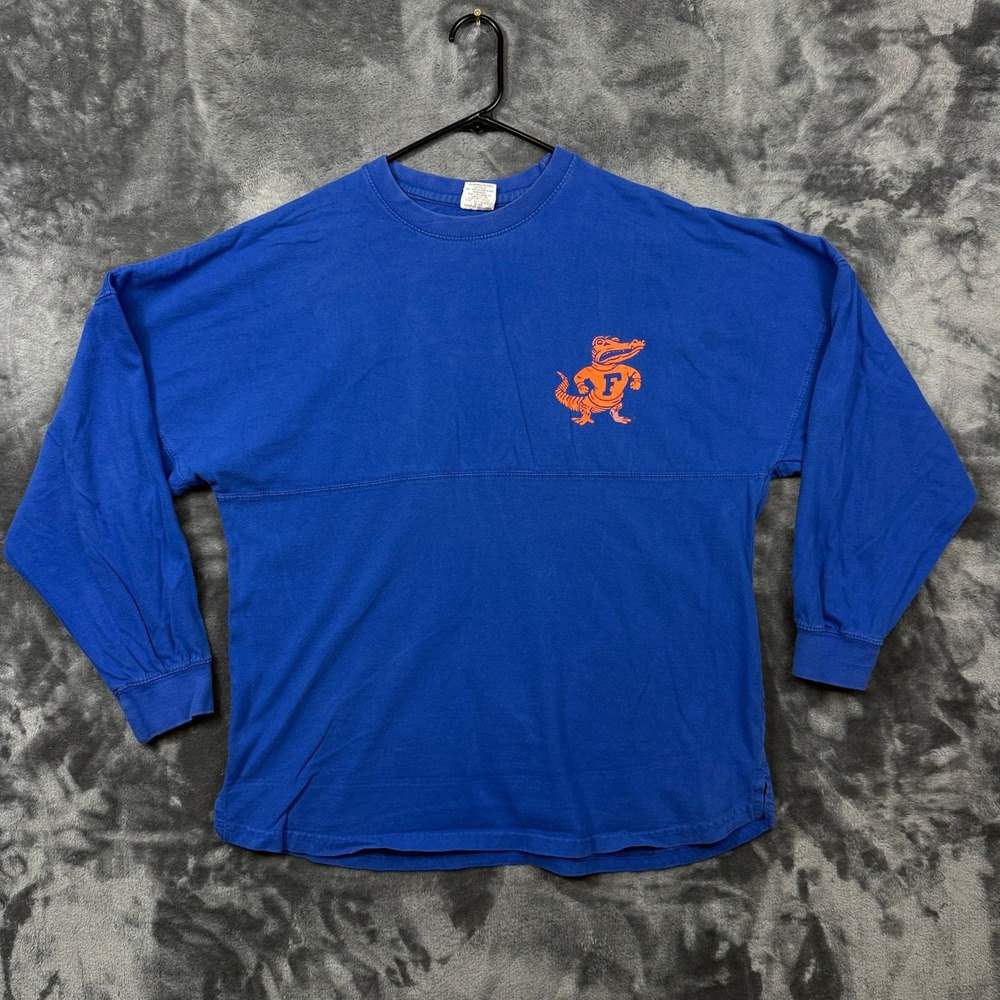 Pressbox Spirit Jersey Florida Gators Unisex S Blue Good Long Sleeve Graphic Tee